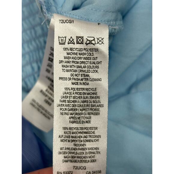 NEW French Connection Halter Blouse Top Women Blue Size 2 Fairy Preppy Coquette - Picture 7 of 8